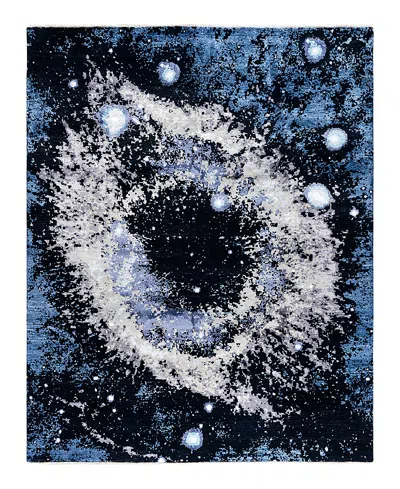 BLOOMINGDALE'S INDO IKAT M7124 AREA RUG, 8'2 X 10'