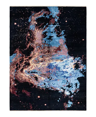 BLOOMINGDALE'S INDO IKAT M7131 AREA RUG, 9'1 X 12'1