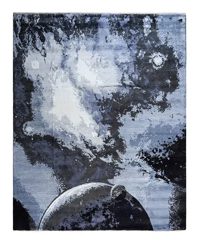 BLOOMINGDALE'S INDO IKAT M7146 AREA RUG, 8'2 X 10'1