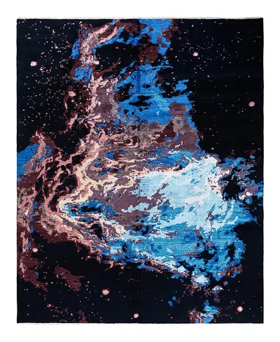 BLOOMINGDALE'S INDO IKAT M7251 AREA RUG, 8'1 X 10'