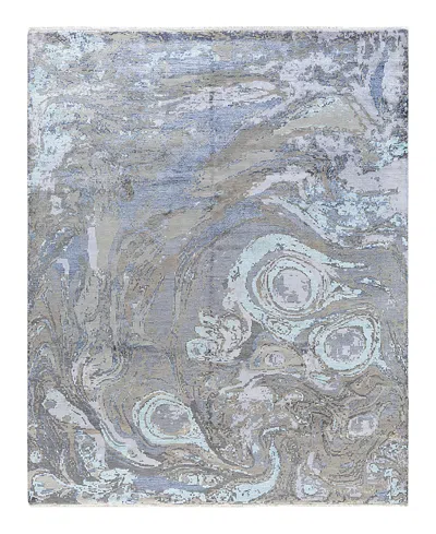 BLOOMINGDALE'S INDO IKAT M7301 AREA RUG, 8'3 X 10'3