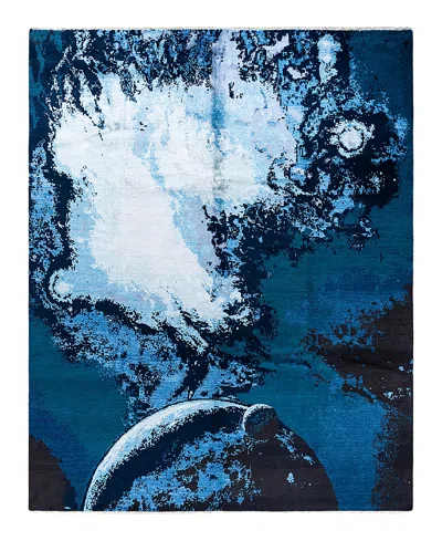 BLOOMINGDALE'S INDO IKAT M7442 AREA RUG, 8'3 X 10'3