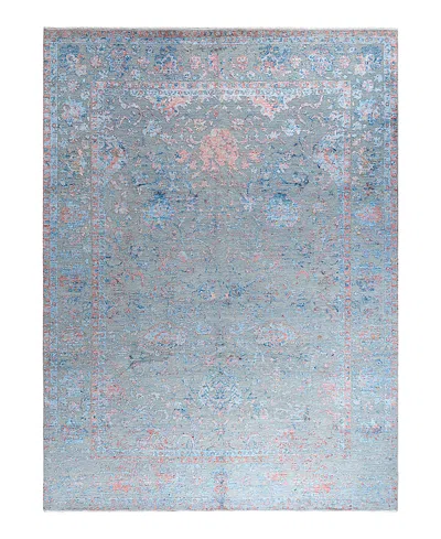 BLOOMINGDALE'S INDO IKAT M7519 AREA RUG, 9' X 12'1