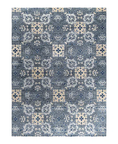 BLOOMINGDALE'S INDO MODERN M6638 AREA RUG, 9'1 X 12'2