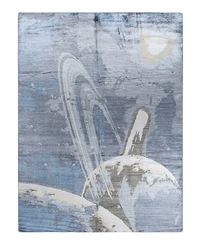 BLOOMINGDALE'S INDO MODERN M7522 AREA RUG, 9'1 X 12'2