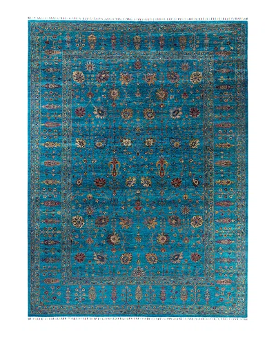 BLOOMINGDALE'S TRIBAL M1999 AREA RUG, 8'10 X 12'