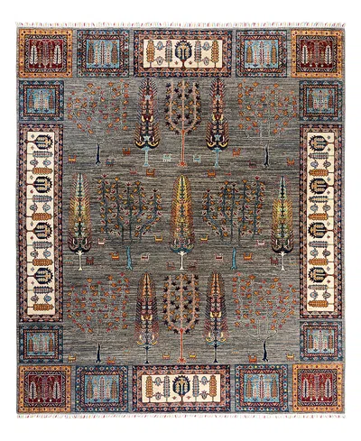 BLOOMINGDALE'S TRIBAL M1999 AREA RUG, 8'2 X 9'9