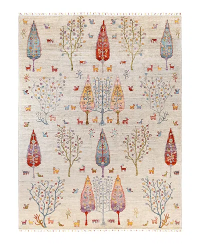 BLOOMINGDALE'S TRIBAL M1999 AREA RUG, 8'8 X 11'8