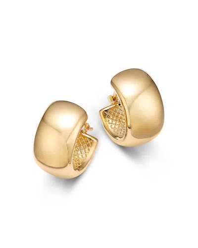 BLOOMINGDALE'S FINE COLLECTION POLISHED HUGGIE HOOP EARRINGS IN 14K YELLOW GOLD