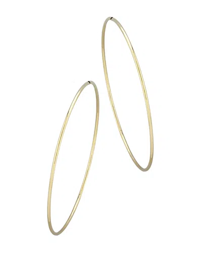 BLOOMINGDALE'S LARGE ENDLESS HOOP EARRINGS IN 14K YELLOW GOLD