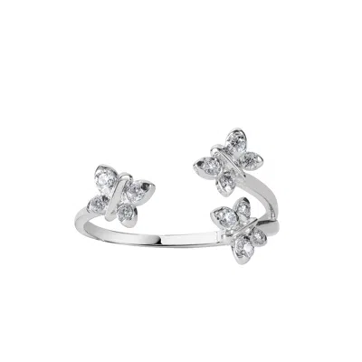 BLOOMTINE | EARTH ANGEL HQ WOMEN'S ENCHANTING FLUTTERFLY™ PREMIUM STERLING SILVER BUTTERFLY RING