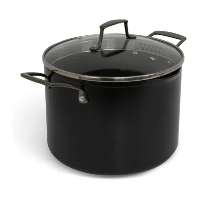 BLU COOKWARE 8.5QT STOCK POT WITH DOUBLE STRAINER LID, NON-TOXIC