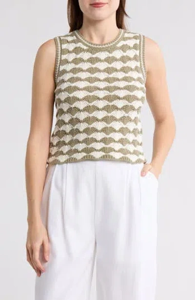 BLU PEPPER BLU PEPPER SCALLOP KNIT TOP