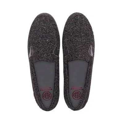 BLUBLONC WOMEN'S HOLLY SLIP ON IN BLACK SHERPA