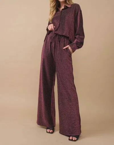 BLUE B HALSEY METALLIC SET IN ROSE