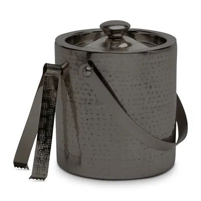 BLUE PHEASANT WINSFORD ICE BUCKET WITH TONGS