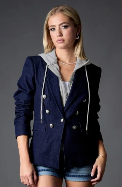 BLUE REVIVAL BLUE REVIVAL HOODED HELEN BLAZER