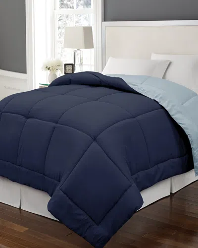 BLUE RIDGE HOME BLUE RIDGE HOME COLOR REVERSIBLE DOWN ALTERNATIVE COMFORTER