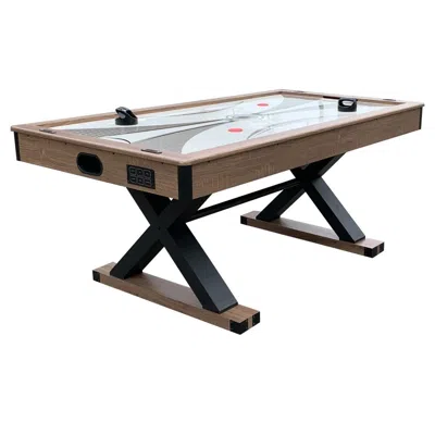 BLUE WAVE 6 FT. EXCALIBUR AIR HOCKEY TABLE WITH TABLE TENNIS TOP