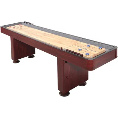 BLUE WAVE 9 FT. SHUFFLEBOARD TABLE DARK CHERRY