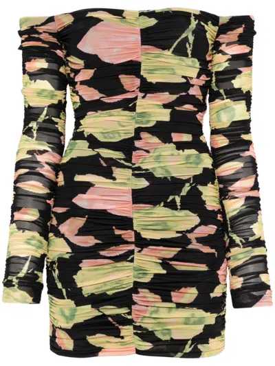 BLUMARINE FLORAL-PRINT MINI DRESS