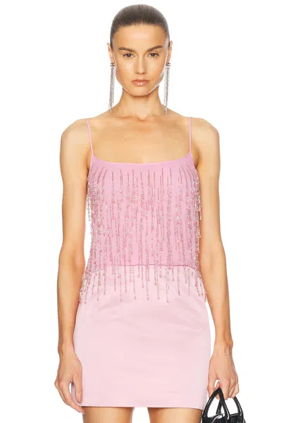 BLUMARINE FRINGE TANK TOP