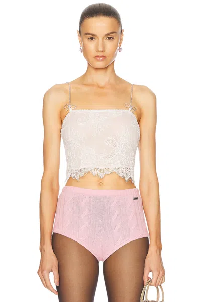 BLUMARINE LACE TANK TOP