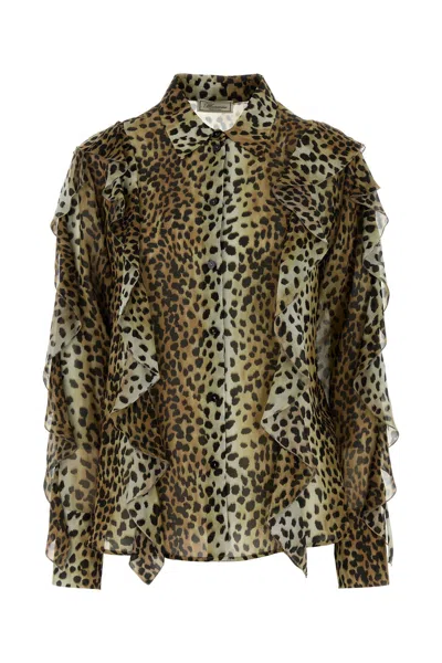 BLUMARINE PRINTED GEORGETTE SHIRT