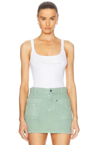 BLUMARINE RIBBED TANK TOP