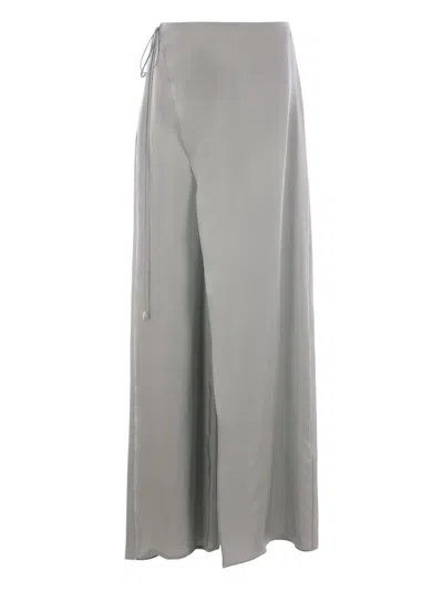BLUMARINE WRAP-DETAIL TROUSERS
