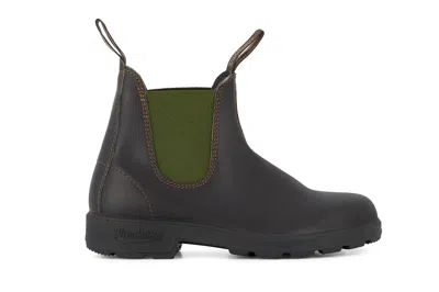 BLUNDSTONE BLUNDSTONE 519 UNISEX CHELSEA STIEFEL STOUT BRAUNE OLIVE LEDER KNÖCHEL AUSSIE
