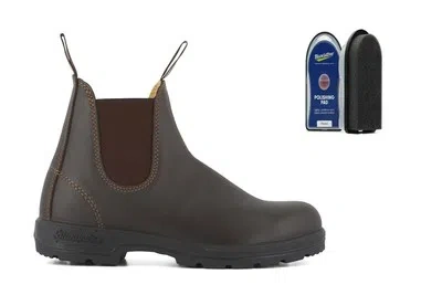 BLUNDSTONE BLUNDSTONE 550 WALNUSS BRAUNES LEDER AUSTRALISCHER CHELSEA STIEFEL MIT POLIER