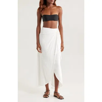 BOAMAR BOAMAR LIA LINE MIDI COVER-UP WRAP SKIRT