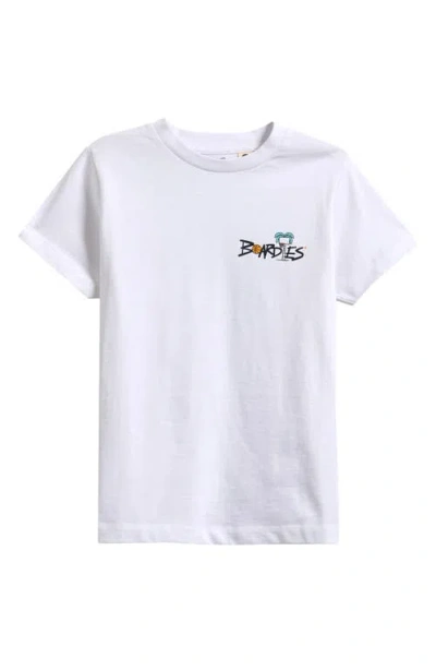BOARDIES BOARDIES KIDS' LONG SHOT COTTON GRAPHIC POCKET T-SHIRT