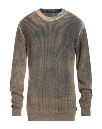 BOB BOB MAN SWEATER MARIGOLD SIZE XXL WOOL, VISCOSE, POLYAMIDE, CASHMERE