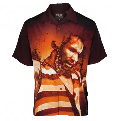 BOB MARLEY MEN'S RISE CLUB SHIRT IN TAN