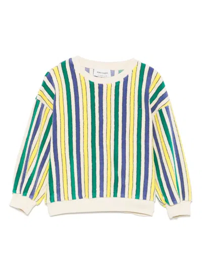 BOBO CHOSES STRIPED TERRY-CLOTH SWEATSHIRT