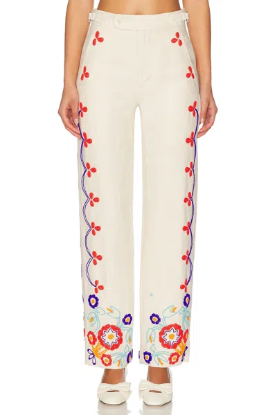 BODE BEADED GARDEN PARTY TROUSER