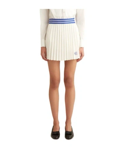 BODE BODE PLEATED TENNIS-INSPIRED SKIRT