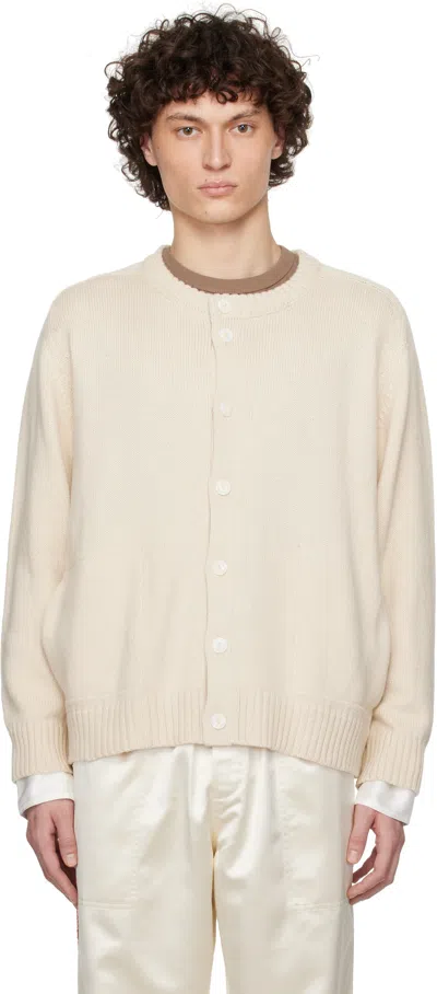 BODE OFF-WHITE MERINGUE CARDIGAN