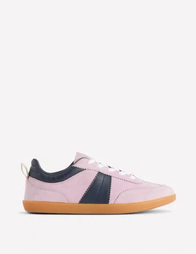 BODEN ERIN RETRO TENNIS TRAINERS VINTAGE MAUVE/NAVY WOMEN BODEN