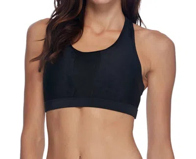 BODY GLOVE HANG TIGHT HIGH IMPACT SPORTS BRA IN BLACK