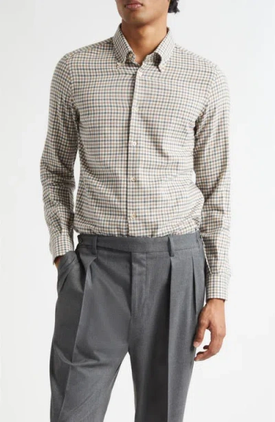 BOGLIOLI BOGLIOLI CHECK BUTTON-DOWN SHIRT