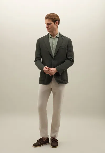 BOGLIOLI COTTON LINEN SATIN K-JACKET