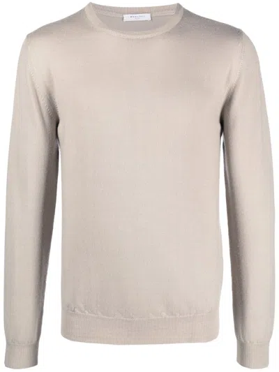 BOGLIOLI CREW-NECK VIRGIN WOOL JUMPER