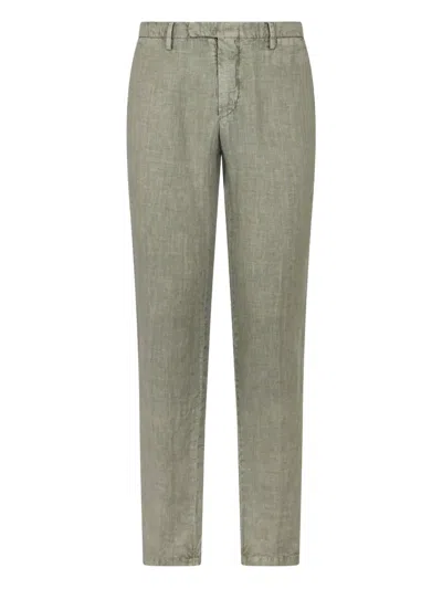 BOGLIOLI LINEN CHINO TROUSERS