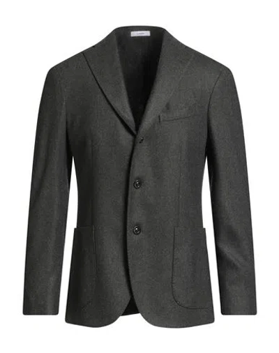 BOGLIOLI BOGLIOLI MAN BLAZER DARK GREEN SIZE 38 VIRGIN WOOL, POLYAMIDE, ACRYLIC, CASHMERE, ELASTANE