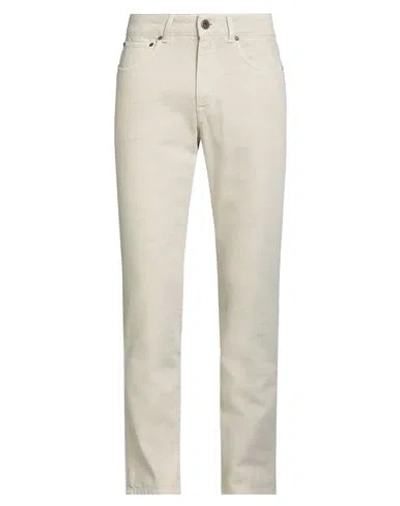 BOGLIOLI BOGLIOLI MAN JEANS IVORY SIZE 32 COTTON