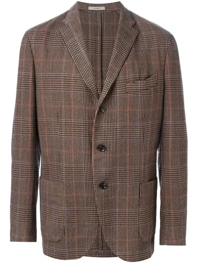 BOGLIOLI PRINCE OF WALES CHECK BLAZER