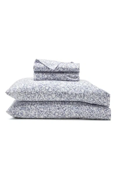 BOLL & BRANCH BOLL & BRANCH SIGNATURE GARDEN PRINT HEMMED ORGANIC COTTON SHEET SET